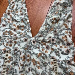 Maaji White Ditsy Glaring Maxi Dress